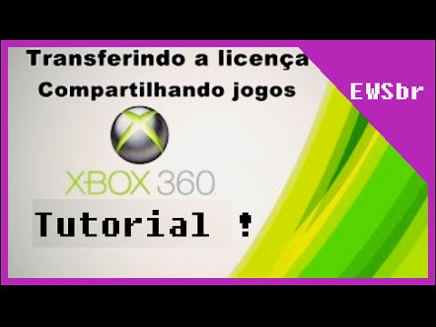 Jogos Xbox 360 Transferência de Licença Mídia Digital
