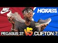 NIKE PEGASUS 37 VS HOKA CLIFTON 7 | BEST RUNNING SHOE?