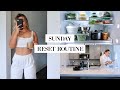 SUNDAY RESET ROUTINE | HEALTHY GROCERY HAUL, MEAL PREP, CLEANING + SELF-CARE | Katie Musser