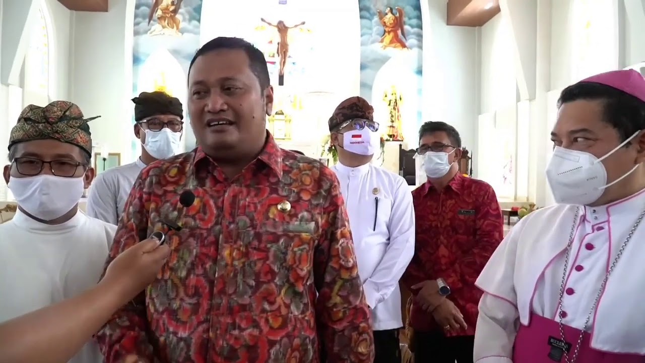 SANMARI NEWS - PERESMIAN GEREJA BARU SANMARI OLEH BUPATI GIANYAR DAN WAGUB BALI