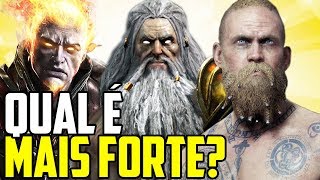 DEUSES DE GOD OF WAR - DO MAIS FRACO AO MAIS FORTE!