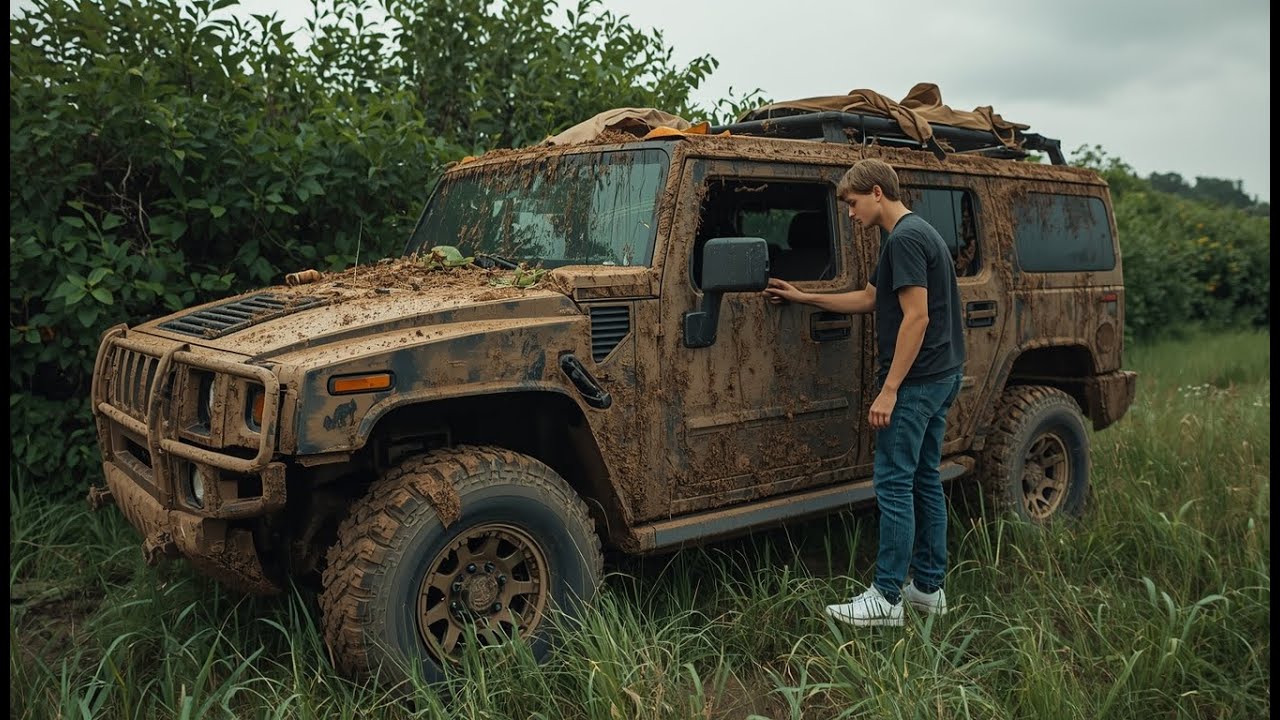 Asmr Car Restoration! Full Restoration of a HUMMER H2 2009 from Total Disrepair to Looking New
