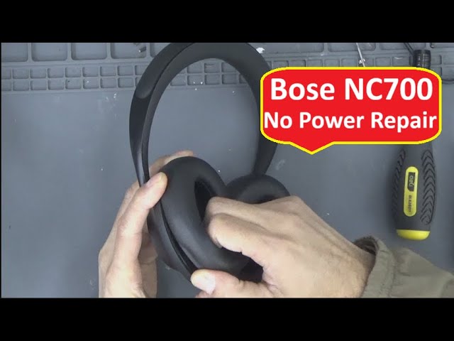 Bose NC700 Not Powering On Repair - YouTube