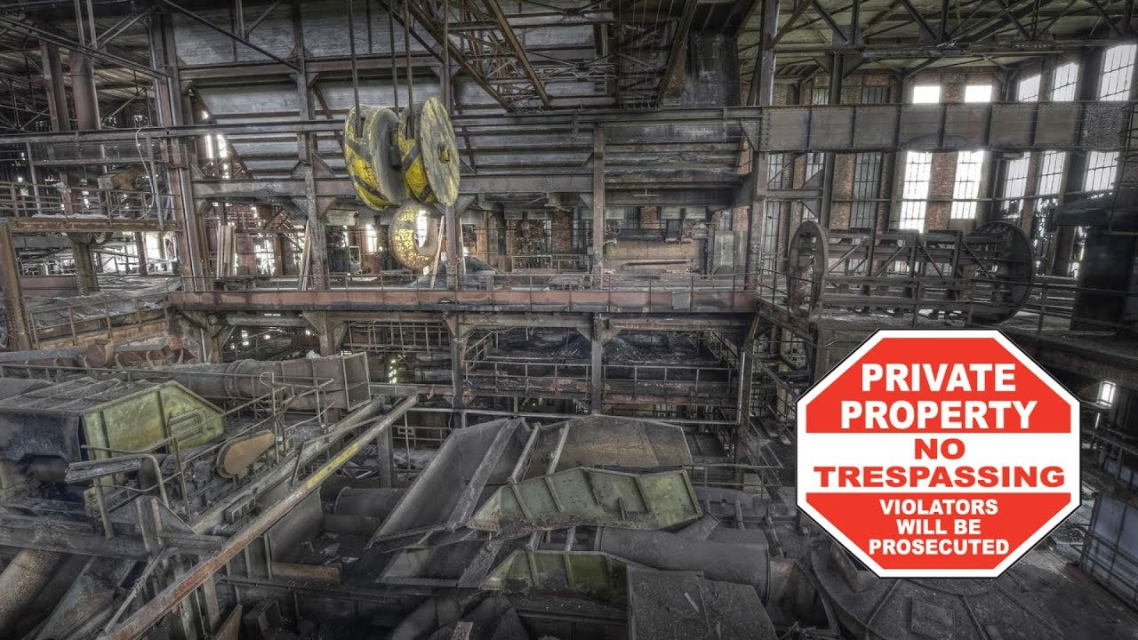 Almost Getting Caught at an Abandoned Factory! - YouTube