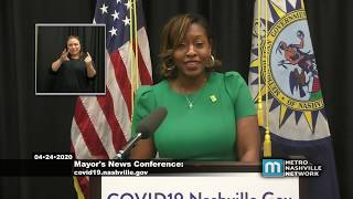 04/24/20 Mayor John Cooper News Conference
