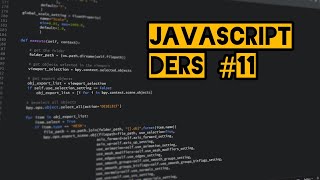JavaScript Ders #11  Koşullu Durumlarda Switch Case Kullanımı.