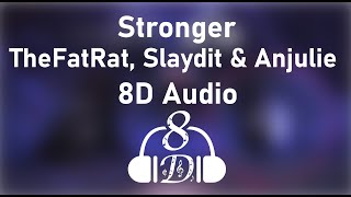TheFatRat, Slaydit & Anjulie - Stronger 8D Audio #nocopyrightmusic