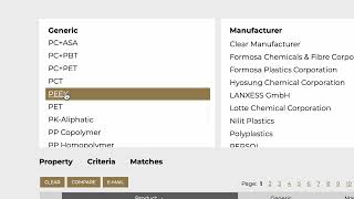 Mape Plastics Material Database