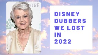 Disney Dubbers We Lost in 2022