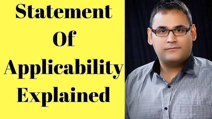 what is statement of applicability? SOA explained