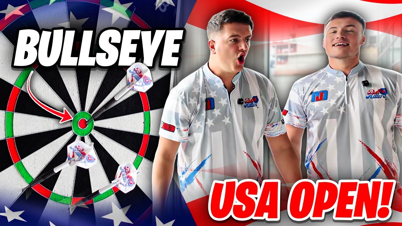 Мы играли в дартс в Нью-Йорке... за 500 долларов | Открытый чемпионат США!