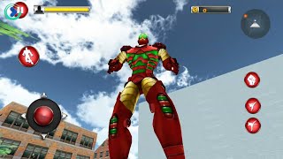 Flying Robot Superhero: Crime City Rescue - Android Gameplay HD screenshot 5