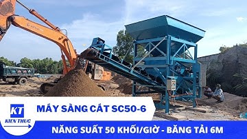 Máy sàng cát 50 khối trên giờ