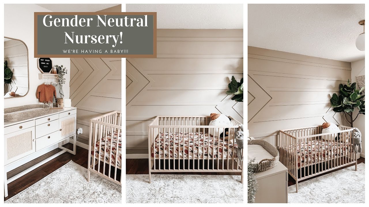 DIY GENDER NEUTRAL NURSERY // Boho Nursery // Pregnancy Announcement!