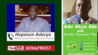 Ade Akye Abia With Kwame Nkrumah Tikese Okay 101.7 Fm (27/05/2024)