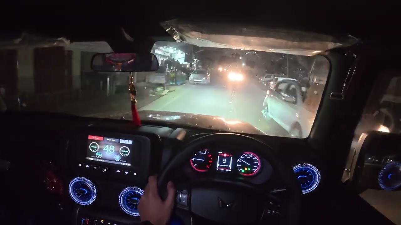 2024 MAHINDRA THAR  |  | POV NIGHT DRIVE | GEARSHIFT POV | DRIVE