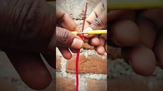 How To Wire Joint And Tape Wrapping | Proper Insulation easy Method #shortvideo #tape #wire