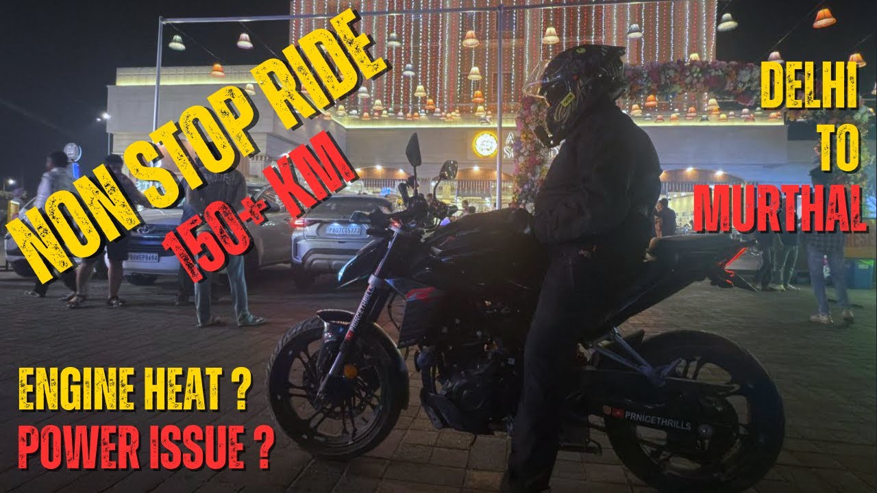 🔥 Hero Xtreme 250R DRAG Race & Engine Heat TEST 😱 | 150+ KM Non-Stop Ride Delhi to Murthal!