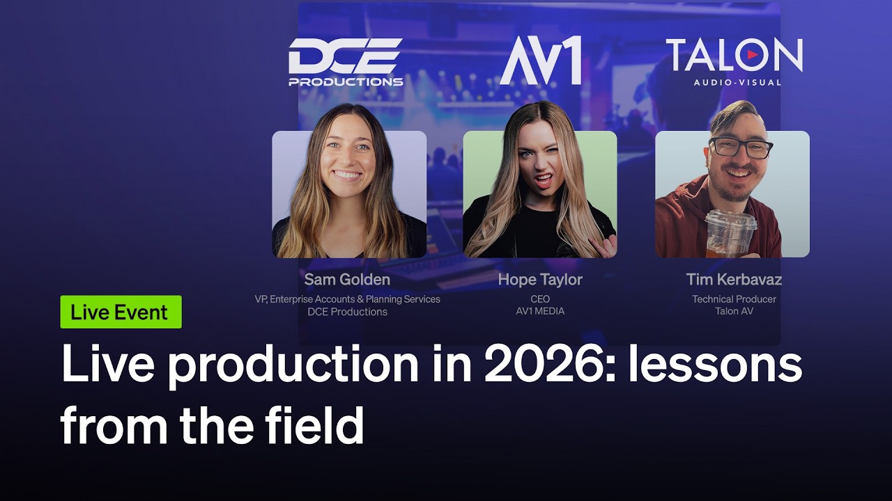 Live Event Production Shifts: Connectivity, Accessibility, and Efficiency Key for 2026