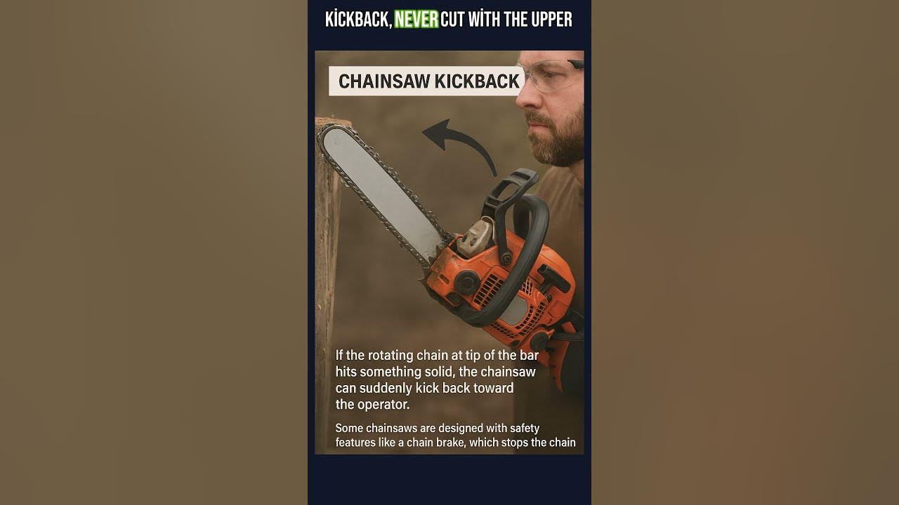 How Chainsaw Kickback Works and How to Stop It