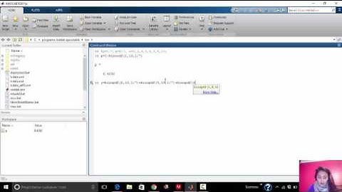 UCE FCE EJERCICIOS MATLAB ESTADÍSTICA