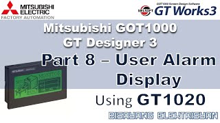 Mitsubishi HMI GOT GT Designer Part 8 - User Alarm Display (Filipino) screenshot 4