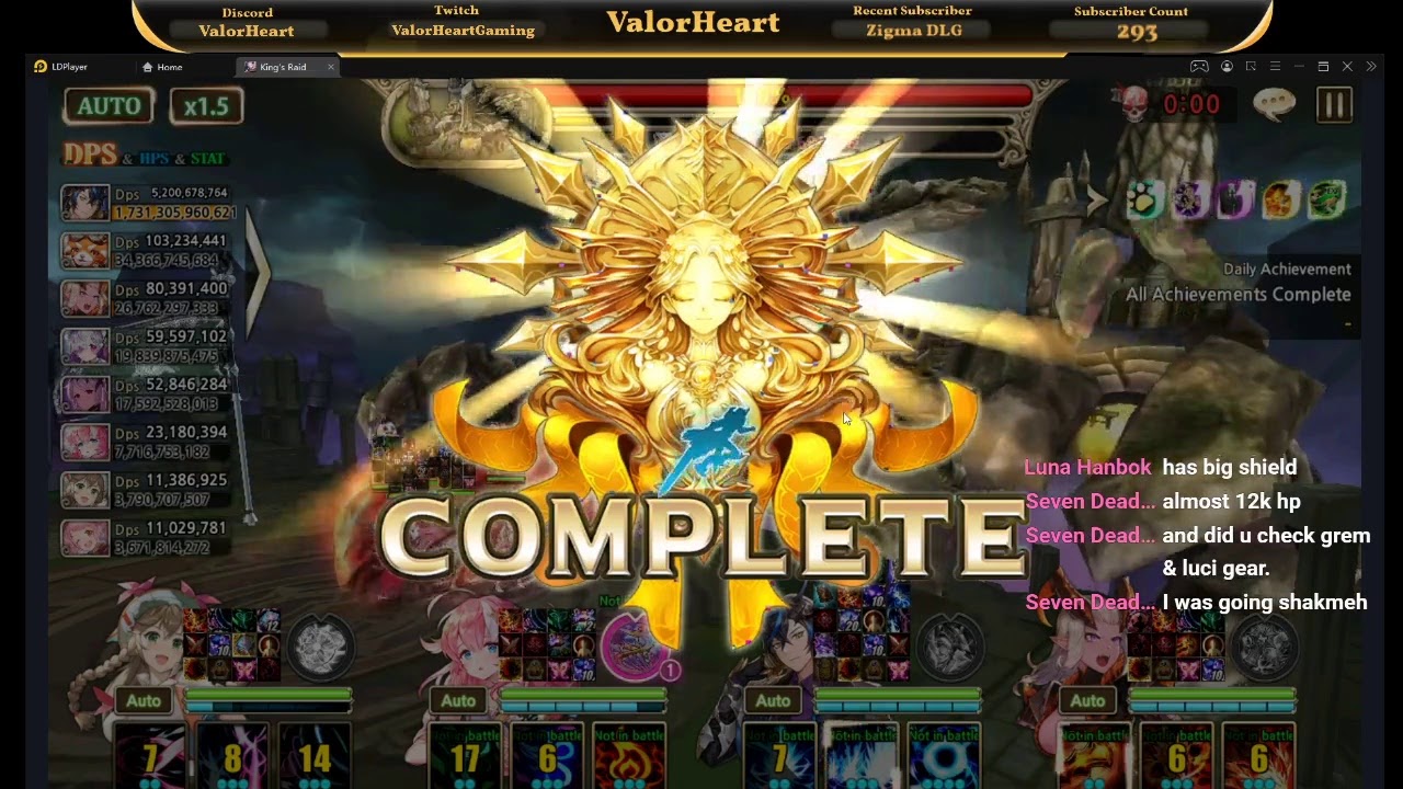 🔴[King's Raid] Let's do Challenge Raid - Thorpe (Asia/Europe)