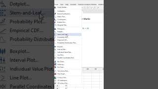 MINITAB – Stem and Leaf Plot using #Minitab | Tamil Tutorial