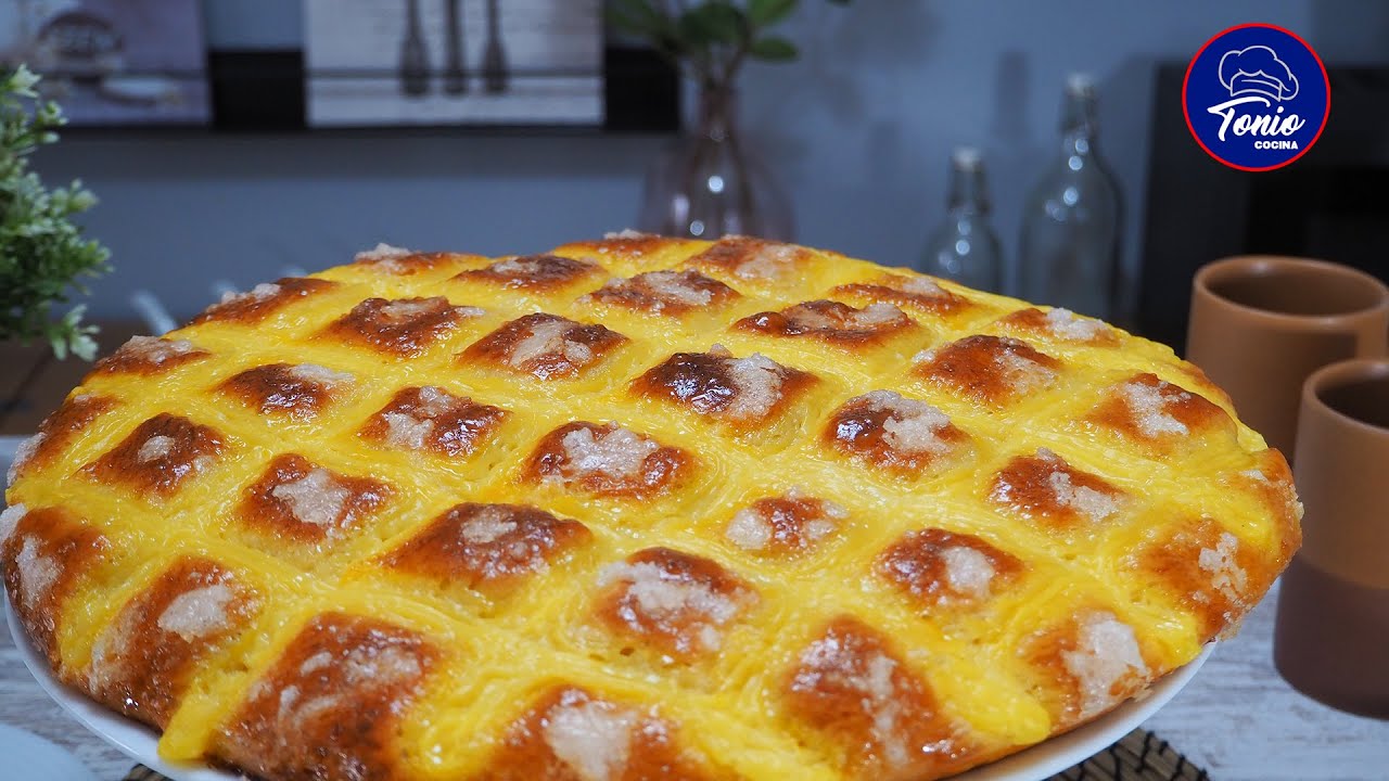 LARPEIRA Gallega | Dulce con crema pastelera | COCA de Sant Joan | Receta tradicional de Carnaval