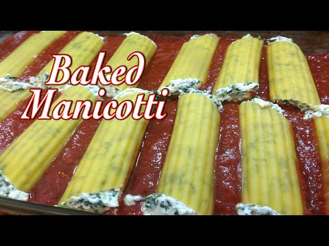 Baked Manicotti