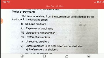 CORPORATE ACCOUNTING II Chapter-1 (Liquidator