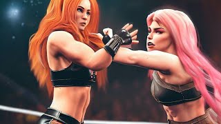 Alexa Bliss Vs Becky Lynch In A Battle For Diva Supremacy Womens Championship Wwe 2K22