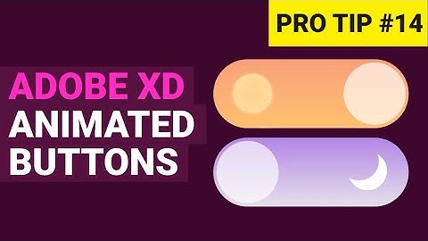 Creative toggle button animation in adobe xd pro tips part 14