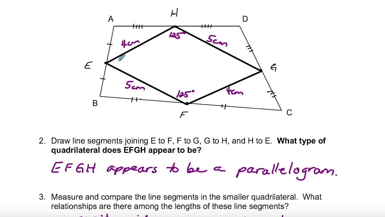 5  Lesson   Midpoints and Diagonals in Quadrilaterals (MPM1D)