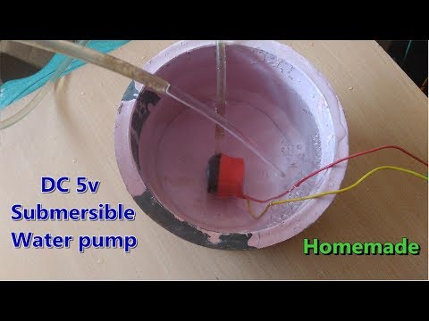 Homemade - Mini DC 5V Submersible Water Pump \ DIY