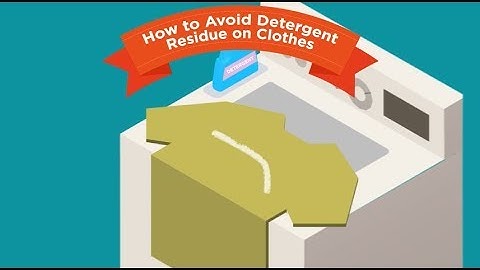 Eliminate Detergent Residue on Clothes From a Top-Load Washer