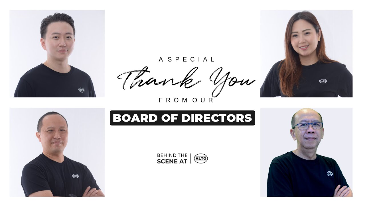 A Special Thank you from our Board Of Directors - YouTube