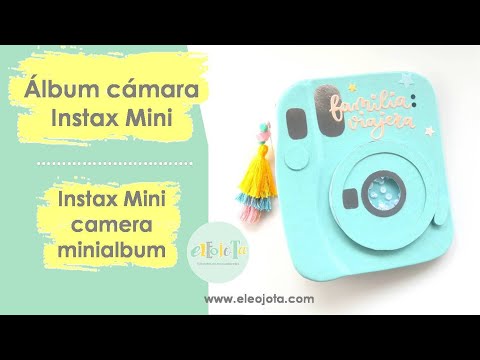 Instax Mini camera minialbum [ENG SUB] | ELEOJOTA00 | SCRAPBOOKING TUTORIAL