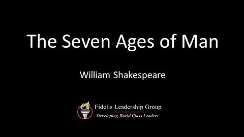 The Seven Ages of Man by William Shakespeare