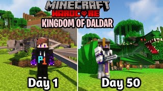 I Survived 50 Days in Kingdom of Daldar in Minecraft Hardcore