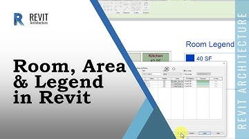 Room, Area & Legend Tutorial in Revit | Revit Architecture Tutorial for Beginners