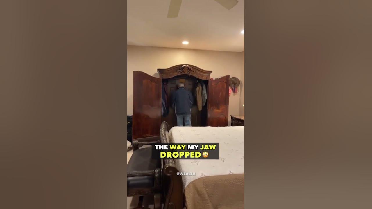Man Cave Entrance Hidden Inside A Wardrobe! #Mancave #Mancaveideas  #Gamesroom #Homecinema #Homebar - Youtube