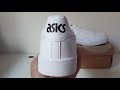 unboxing Tênis Asics JAPAN S White/White