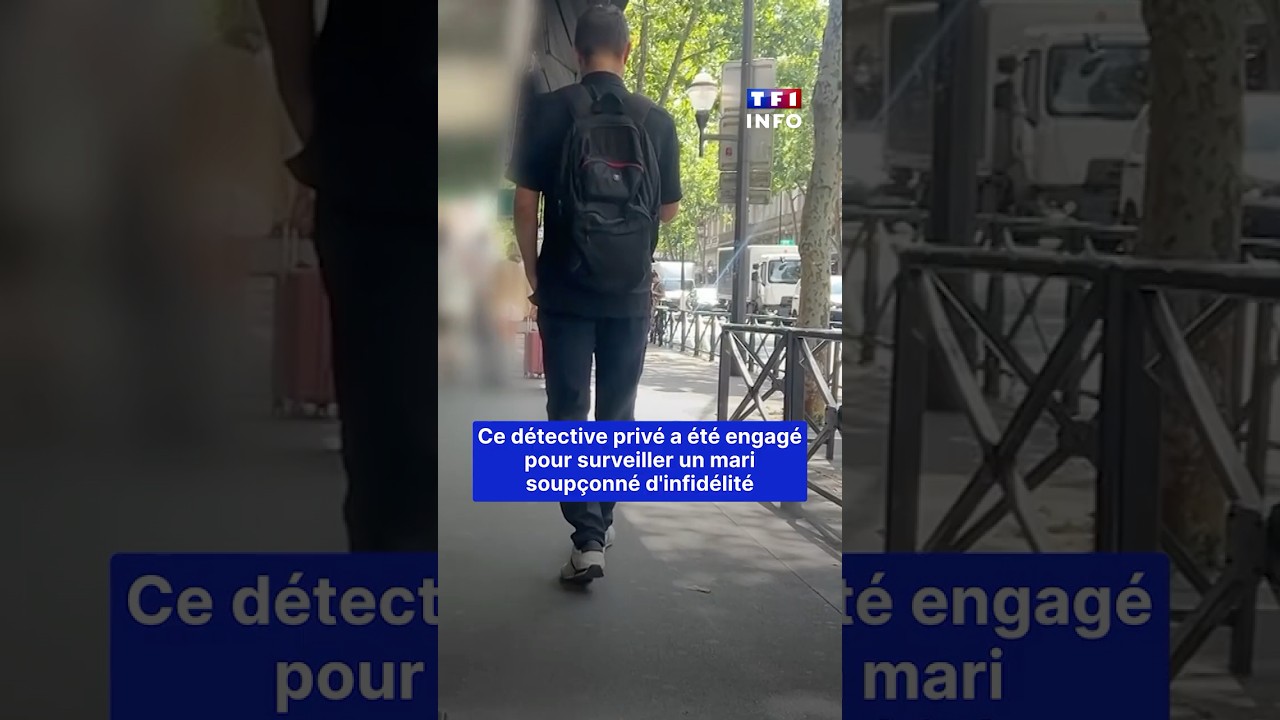 Ce détective privé a été engagé pour surveiller un mari soupçonné d'infidélité｜TF1 INFO