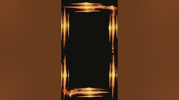 Full Screen Template | Vertical Neon Frame | Beautiful BURNING Glowing Effect Border | Shorts Video