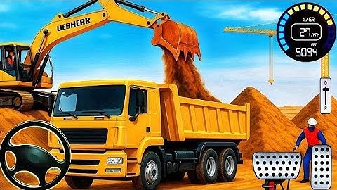 JCB And Dumper Construction Simulator Driving 3D - Offroad Driver - Android Gameplay 