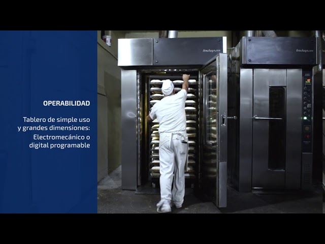 HORNO ROTATIVO INDUPAN HT2 7090 - YouTube