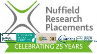 My Nuffield Research Placements Experience!