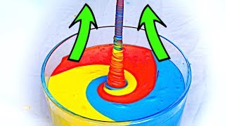 How to make fluid "climb" up! AMAZING SLIME EXPERIMENT!