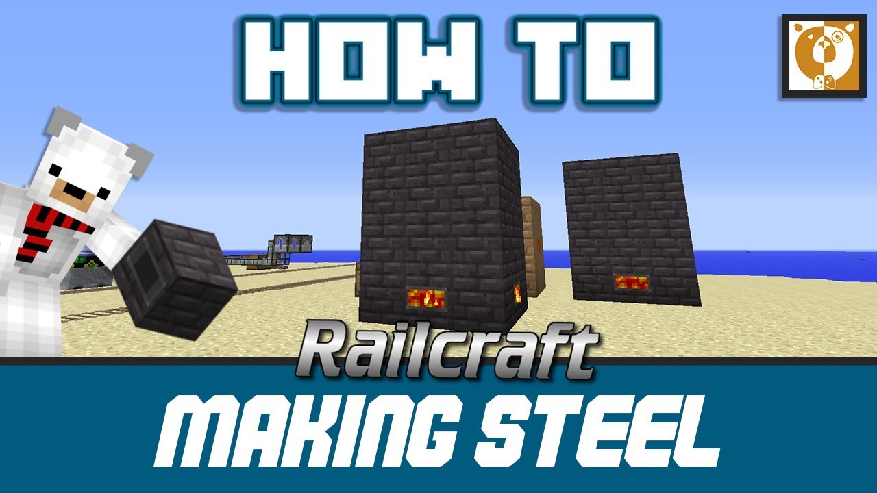 Railcraft How To Make Steel In Railcraft Minecraft 1 7 10 Bear Games How To Youtube